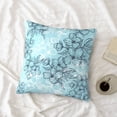 thumbnail image 4 of LNWH Decorative Pillow Covers, Natural Forest Petals Square Sofa Decorative Knit Pillow Case, 20"x20", 4 of 8