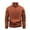 Red, variant on Men's Big and Tall Jacket Solid Color Long Sleeve Stand Collar Zipper Pocket Casual Wear Comfort Fit