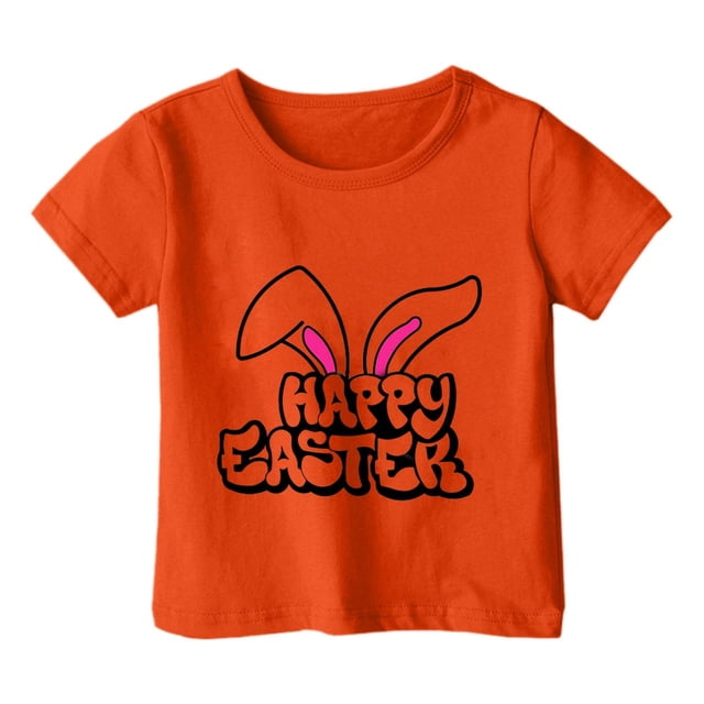 COM1950s Crop Top pour Enfants, T-Shirt Décontracté Ample à Manches Courtes Col Rond Confortable pour Adultes