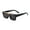 C1, variant on Fly Household US Exclusive ZS-98360 Men's Sunglasses, Retro Square Frame,  (Western) Fashion, UV Protection, for Outdoor Driving & Daily Wear