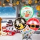 thumbnail image 3 of Globos de aluminio de Navidad, alce, muñeco de nieve, Papá Noel, hombre de jengibre, bombillas de árbol de Navidad, globo de copo de nieve, decoración de Navidad para el hogar, 3 of 4
