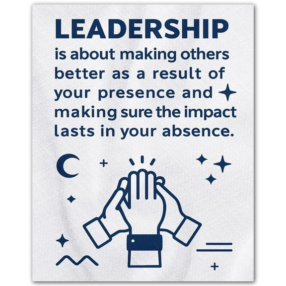 Workplace Positivity and Team Spirit - Motivational Wall Art Poster Inspirational Office Wall Decor - Teamwork Quote Art for Classroom Home Office Studio Breakroom