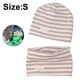 thumbnail image 1 of Conjunto de gorro y bufanda de lazo para bebés, niños y niñas, gorros tejidos de algodón suave para niños, gorro y bufandas con cuello para niños pequeños, 1 of 8