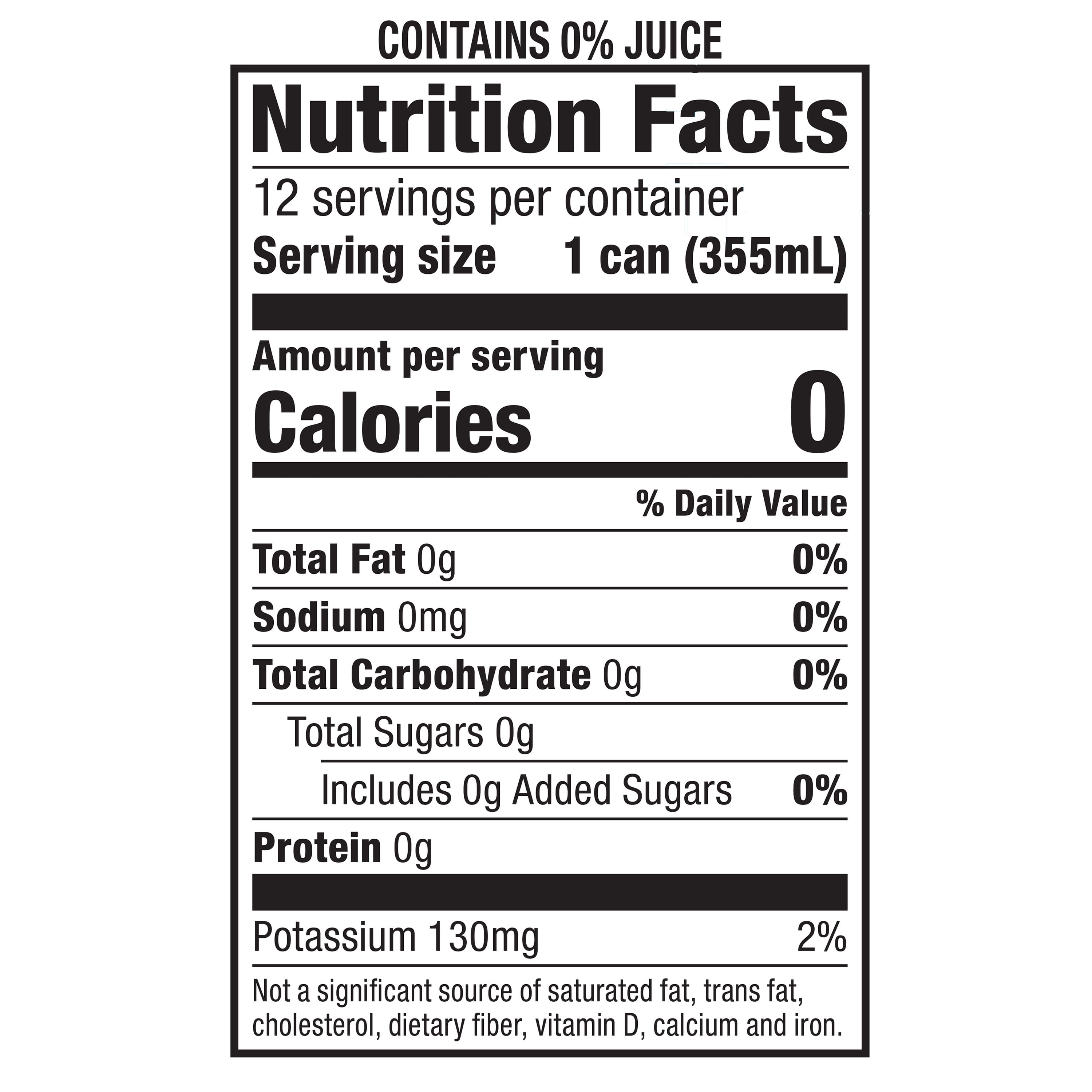 Clear American Black Cherry Sparkling Water, 12 fl oz, 12 Count