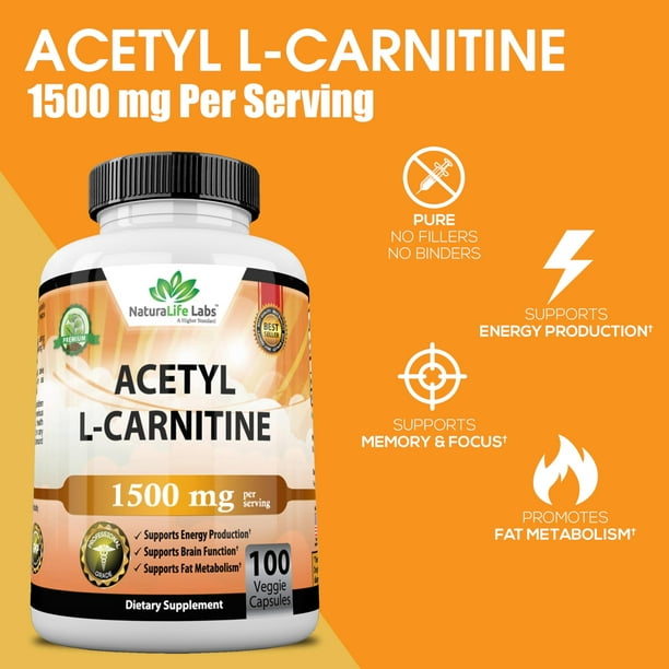 como tomar el acetil l-carnitina Acetil-L-carnitina, 500 mg, 90 cpsulas