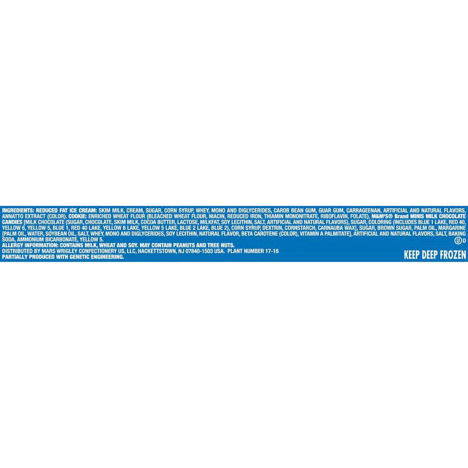 M&M'S® Ice Cream Cookie Sandwich Single (48 Count)