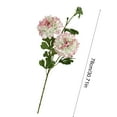 thumbnail image 2 of 30.7in Artificial Peonies Flowers Branch, 2 Heads Silk Peonies with Long Stems, Fake Single Stem Peony Bouquet for Wedding Party Table Centerpieces Floral Arrangement Home Kitchen, 2 of 7