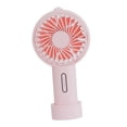 thumbnail image 3 of Ventilador de mano Zulema Ventilador USB Refrigerador de aire Rosa Rosado, 3 of 8