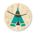 thumbnail image 2 of Xihbxyly Almacén de Liquidación Reloj Decorativo para Sala de Estar, Acrílico, Lindo, Indio, con Animales., 2 of 7