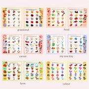 SIYTUAU English Learning Electronic Book Early Educational Toy Smart Reading Pen For Language Development Alphabet Vocabulary And Learning Engagement Color Abs Pc Construction color