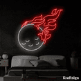 thumbnail image 2 of Craftnamesign Golf Fire Neon Sign, Golf Club Shop Decor, Golf Lover Gifts, 2 of 4