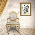 thumbnail image 3 of Vess, June Erica 15x18 Gold Ornate Wood Framed with Double Matting Museum Art Print Titled - Electron Net I, 3 of 4