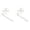 multicolor 2PCS, variant on Kitten Cat Pet Toy Chaser Stick Rainbow Streamers Interactive Play Fun Toys