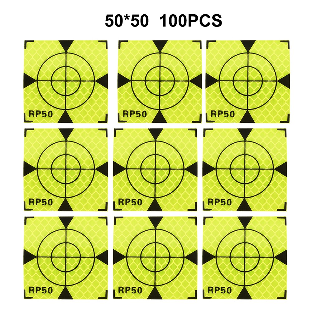 Surveying Reflector Stickers 100-Pack Total Station Reflector Stickers ...