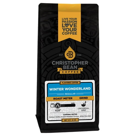 Winter Wonderland Flavored Decaf Whole Bean Coffee, 12 Ounce