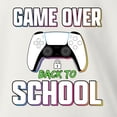 thumbnail image 6 of Wild Bobby Game Over Back to School | Funny Gamer Controller Video Games School Youth Longsleeve Shirt, 6 of 6