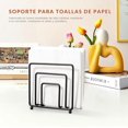 thumbnail image 4 of Servilleteros para Mesa Elegantes, Servilletero Negro, Porta Servilletas para Cocina, Restaurante, Cafetería y Bar, Servilletero Cuadrado para Mesa de Comedor, Escritorio. (Negro), 4 of 4
