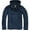 Navy, variant on Adult Male Fleece-Lined Quarter Zip Windbreaker Pullover, Navy, Size: S