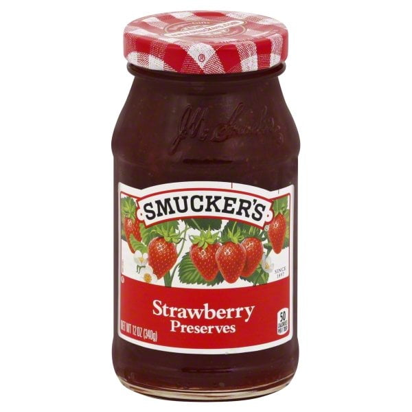 Smucker's Strawberry Preserves, 12 oz - Walmart.com - Walmart.com