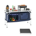 thumbnail image 1 of VEVOR Table de Cuisine de Camping Pliable Portable Station de Cuisson 3 Hauteurs Réglables Aluminium, 1 of 9