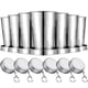 thumbnail image 1 of Tessco para ti Juego de 6 Vasos Plegables de Acero Inoxidable 75 ml, 1 of 7