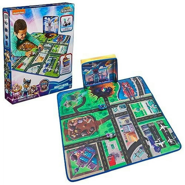 Tapete De Juego Paw Patrol La Poderosa Película 2 Pies Con 2 Coches Exclusivos