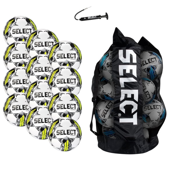 Balón de fútbol Select Club DB V22, paquete de 12, talla 4 con bolsa