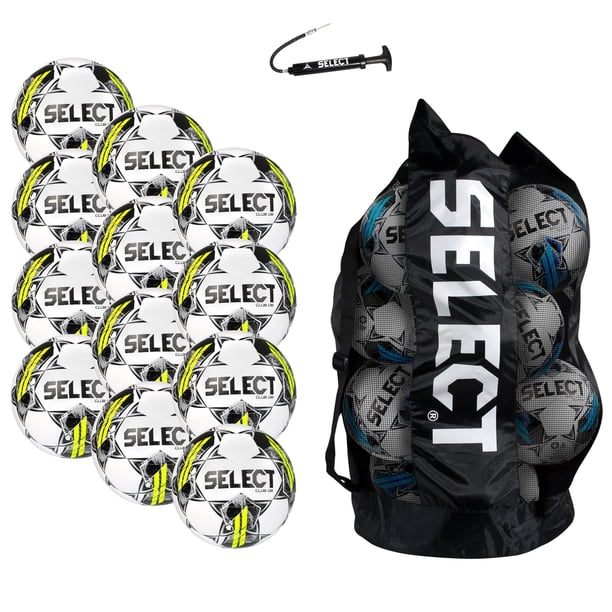 Balón de fútbol Select Club DB V22, paquete de 12, talla 4 con bolsa