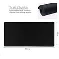 thumbnail image 2 of Gaming Mouse Mat/900 x 400 x 3 mm | XXL Mouse pad | Table mat/Large Size | Improved Precision and Speed | Rubber Base for Stable Grip on Smooth Surfaces Non-Slip (90x40Black005), 2 of 7