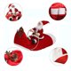 thumbnail image 3 of Disfraz de Papá Noel para perro, ropa navideña para mascotas, disfraz de Papá Noel montado para mascotas, disfraz de fiesta para perros y gatos, atuendo para perros pequeños, medianos y, 3 of 5