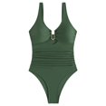 thumbnail image 3 of WILLBEST Traje de Baño Para Mujer Con Pliegues Fruncidos En Forma de U, E y Favorecedor., 3 of 5