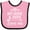 Pink and Black, variant on Inktastic Mimi and Pops Love Me Granddaughter Girls Baby Bib
