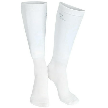 

9-42 8.5-7.5 Horze Competition Fiber Cotton Mix Nylon Bamboo Rider Socks Pair White