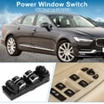 thumbnail image 2 of Interruptor de ventana eléctrica Unique Bargains No.31415514 Interruptor de control de ventana del lado del conductor delantero izquierdo para Volvo S90 2021-2025 Negro, 2 of 7