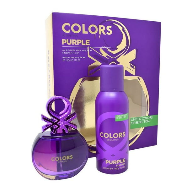 Set Benetton Colors Purple 2Pzs Walmart en línea