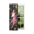 thumbnail image 2 of MKHERT Unicorn Blackout Window Curtain Drapes Bedroom Living Room Kitchen Curtains 52x84 inch, 2 of 3