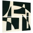 thumbnail image 3 of "Onyx Cutout" Oversized 72"x 36" Frameless Free-Floating Reverse Printed Tempered Art Glass Panels Set, 3 of 12