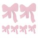 thumbnail image 1 of Uxcell 6Pcs Ganchos de Pared Decorativos en Forma de Lazo, Ganchos para Toallas Adhesivos de Metal de Alta Resistencia para Baño, Cocina, Hogar y Oficina para Colgar Llaves, Abrigos, Rosa, 1 of 7