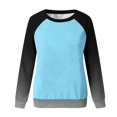 thumbnail image 5 of Mingw Womems Colored Tees Sweatshirts Crew Neck Long Sleeve Fall Tunic Top, 5 of 5