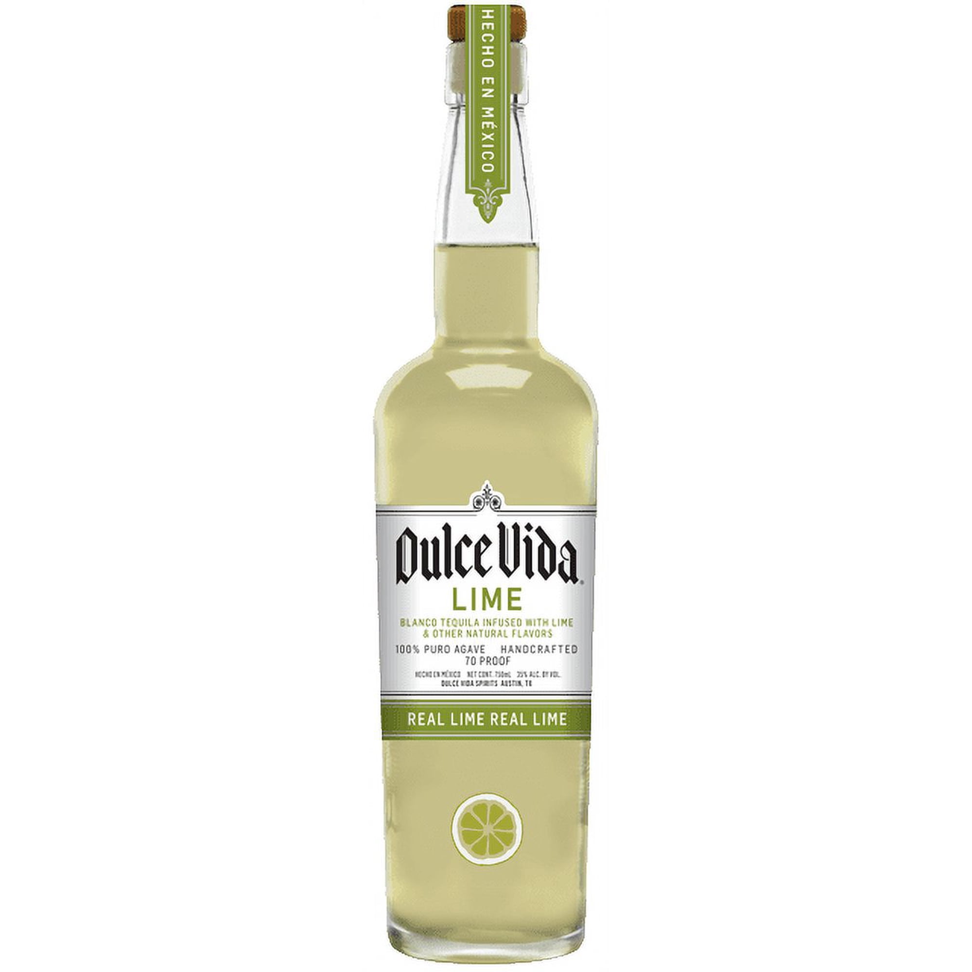 Dulce Vida Lime Flavored Tequila, 750 ml Bottle, 35.0% ABV