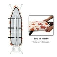 thumbnail image 4 of HELLHERO Ironing Board Cover 15x54 Inch Maple Leaf Notes Iron Board Cover Steam Iron Board Cover Standard Full Size 3 Hook and Loop Fastener Strap, 4 of 5