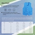 thumbnail image 5 of Sxiwei Kids Volunteer Activities Vest Solid Color Button Down Waistcoat Boys Girls Waiter Bartender Red M, 5 of 5