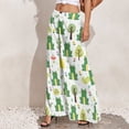 thumbnail image 3 of Palazzo Pants for Women, Funny Toad Comfy Womens Wide Leg Baggy Pants, Casual Lounge Pants for Women Travel Vacation Outfits, 3 of 5