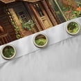 thumbnail image 4 of Manfei Rustic Cabin Black Out Curtains for Teens Adults,Jungle Flowers Curtains Pack of 2 (42x63 Each),Green Brown Bedroom Curtains,Super Cozy Room Decor, 4 of 6