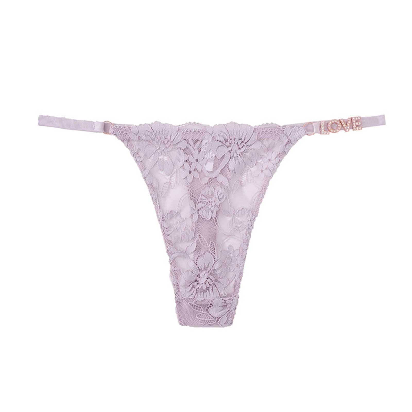 String Victoria's Secret En Dentelle Florale Brodée Rouge - Taille XS (Extra Small) - Neuf Avec Étiquettes