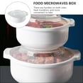 thumbnail image 5 of STRANDCHIC 3-Piece White Microwave Bowls with Lids, PP Material, Ideal for Kitchen Use and Food Storage, 5 of 6