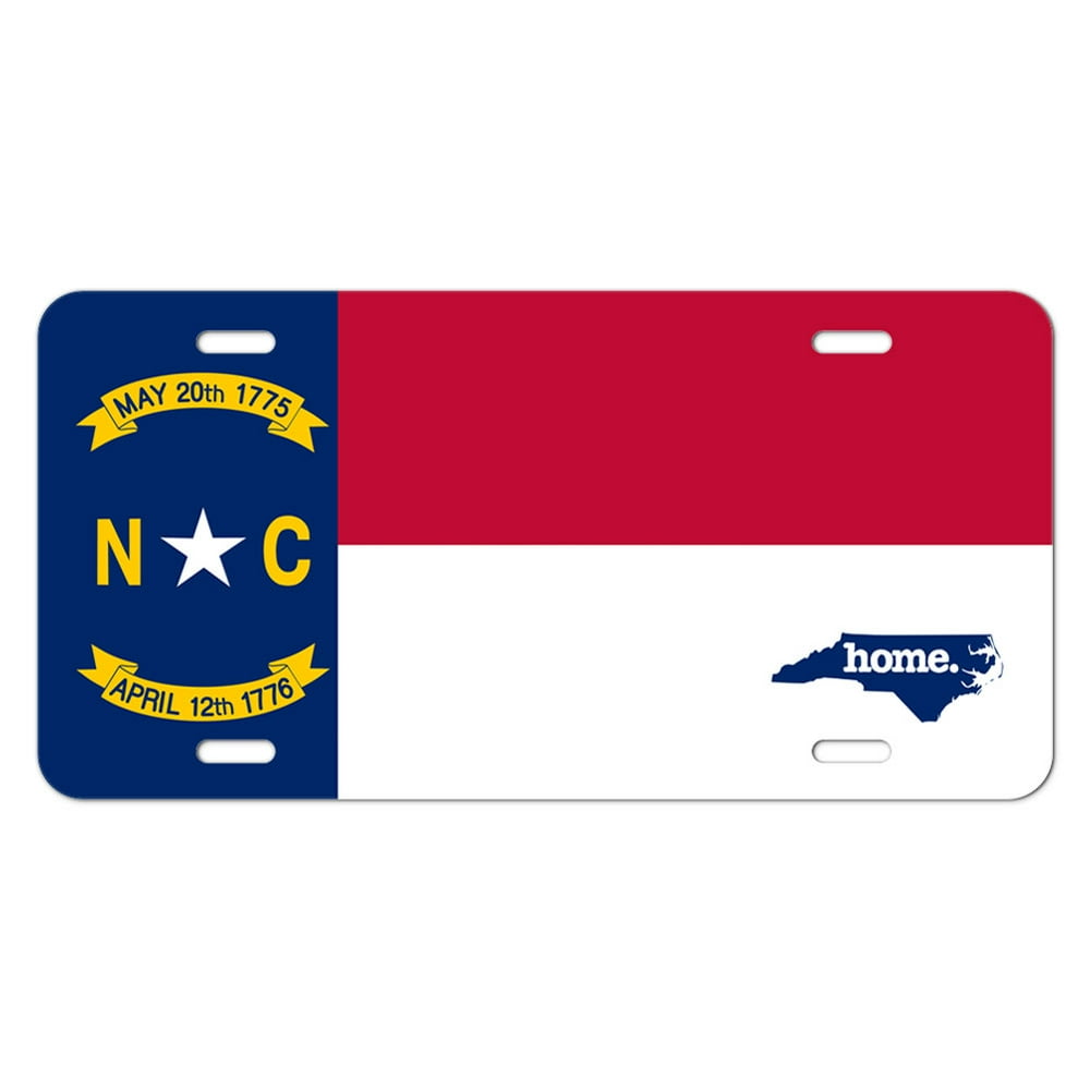 North Carolina NC Home State Novelty Metal Vanity License Tag Plate