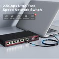 thumbnail image 2 of Conmutador Ethernet iEnron de 9 puertos 2.5G con ranura SFP+ de 1x10G, 2 of 9