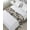 Brown, variant on Bed Runner Scarf for Twin Size Bed, Grey Geometric Beds Scarf Throws for Foot of Bedding, Retro Black White Abstract Striped Lines Decorative Beds Runners for Bedroom Guestroom, 71"x20"