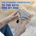 thumbnail image 3 of 17-Key Piano Scale Sticker Suministros De Percusión Para Dedos Para Sunnimix Kalimba Scale Sticker, 3 of 6